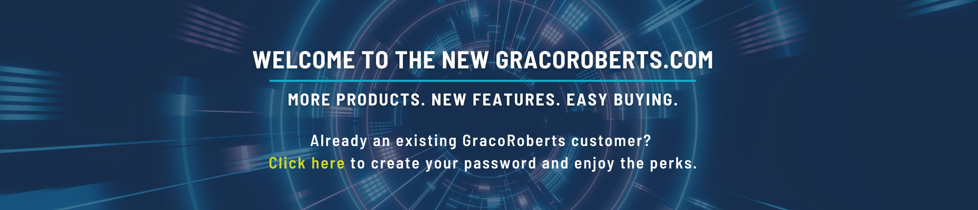 Welcome to GracoRoberts banner