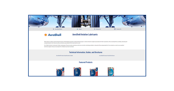AeroShell Brand Page