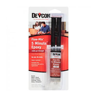 Devcon Flow Mix 5 Minute Epoxy Adhesive 14 ml Kit