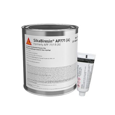 SikaBiresin AP771 Polyester Filler 1 qt Kit (Includes 1 oz White Hardener)