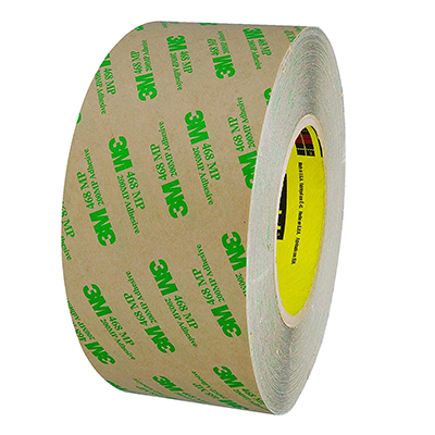 3M 9460PC Clear Adhesive Transfer Tape 2 mil, 1/2 in x 60 yd Roll