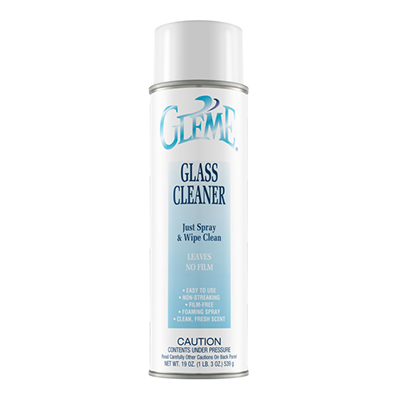 Claire CL049 Gleme Glass Cleaner 16 oz Aerosol