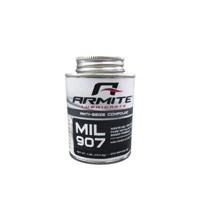 Military Specification MIL-PRF-907 Gray High-Temp Anti-Seize Compound - 1 Lb Plain-Top Can At