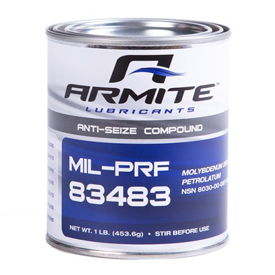 Armite MIL-PRF-83483 Molybdenum Disulfide Petrolatum 1 lb Can