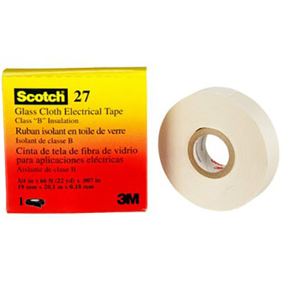 3M 27 Glass Cloth Electrical Tape 1 in x 60 yd Roll