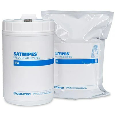 Contec SATWIPES SW420138 9 in x 11 in Wipes Case (Case of 12 Rolls) (Presaturated w/ 100% IPA)
