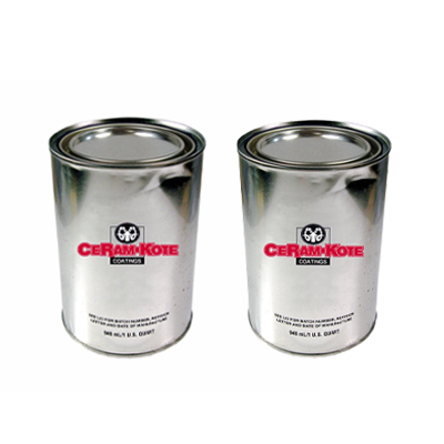 CeRam-Kote TZM/1001 White A/B Ceramic Polymer Coating 1 qt Kit