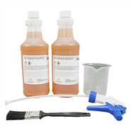 Bonderite M-CR 600RTU AERO Chromate Coating 750 ml Kit (Includes Spray Bottle, Beaker & Brush)