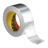 3M 3302 Conductive Aluminum Foil Tape 3.5 mil x 2 in x 36 yd Roll