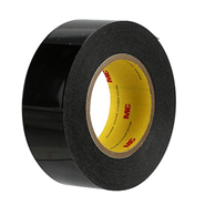 3M 8734NA Matte Black Polyurethane Protective Tape 6 in x 36 yd Roll