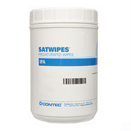 Contec SATWIPES SWCN0224 Empty IPA Canister for 9 in x 11 in Roll (Case of 10)