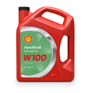 AeroShell Oil W 100 Piston Engine Oil 5 L Bottle