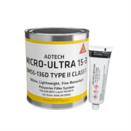 Sika Micro-Ultra 15-3 Red Polyester Filler 3 gal Kit (Includes 4 oz (x3) Red Cream)